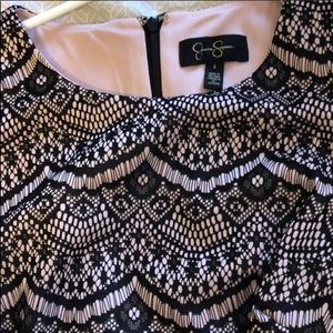 Jessica Simpson light pink and black dress